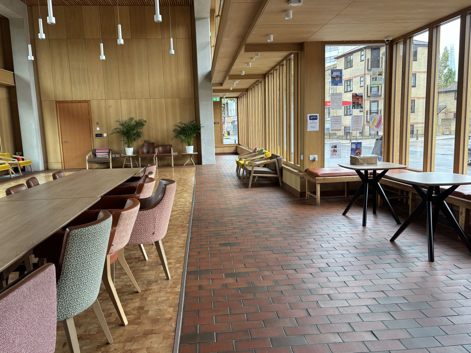 garden room at Appleby Blue Almshouse with commercial grade Ketley quarry tiles